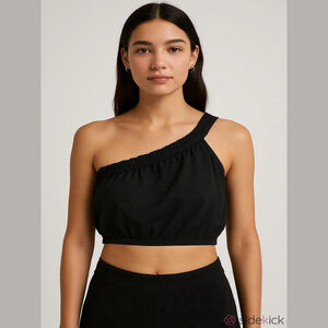 Bailey 44 Black Crop Top Women's Extra Large